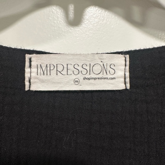 Impressions Black Maxi Dress - Picture 8 of 8